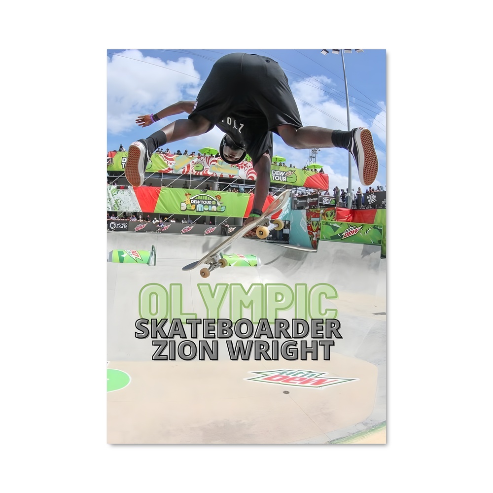 Poster Tricks et Équilibres – affiche Skateboard